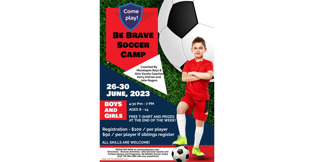 BE BRAVE SOCCER CAMP